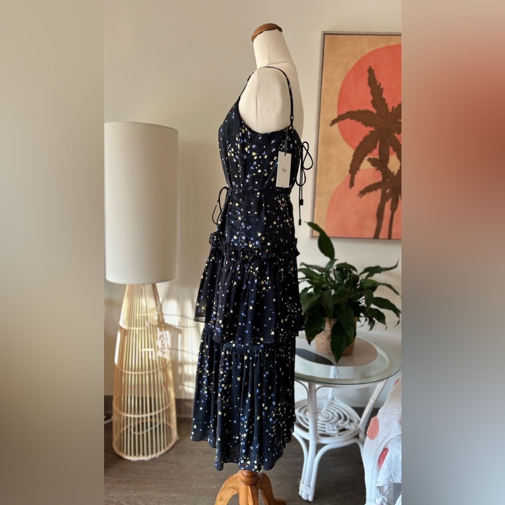 Aje Zoe Black Wildflower Dress - Picture 7 of 9